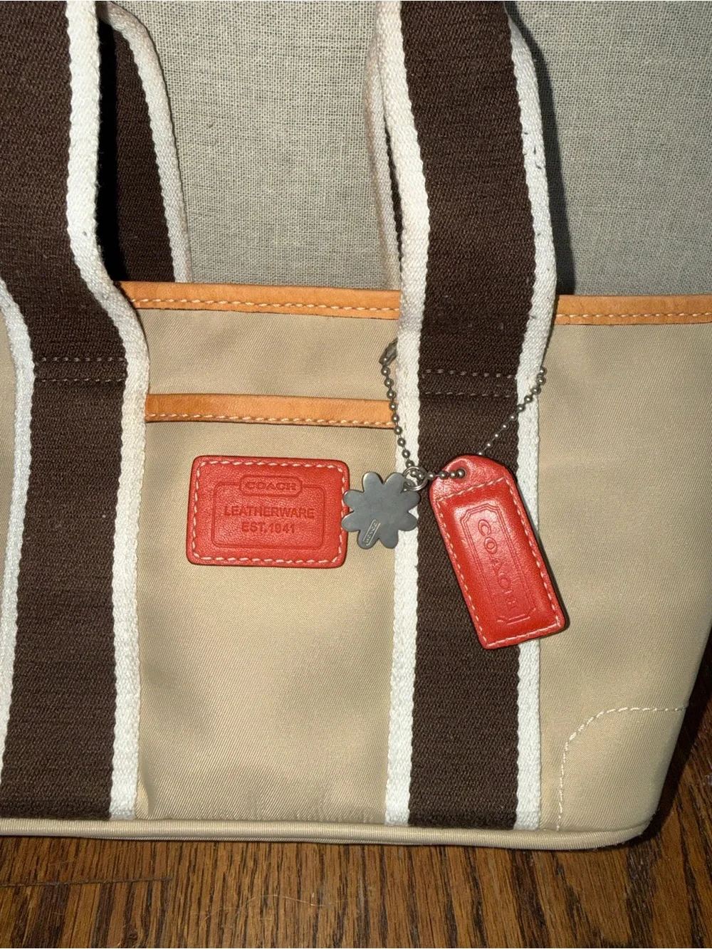 Vintage Coach Hamptons Mini carry tote
